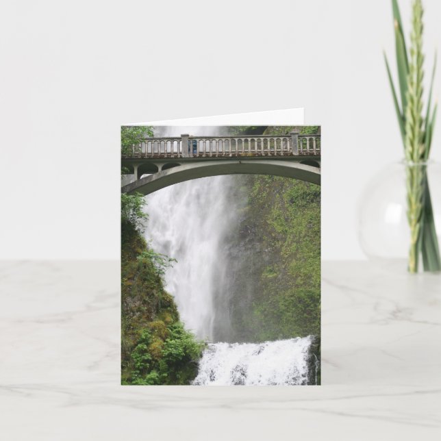 Mulnomah nedgångar kort (Framsida)