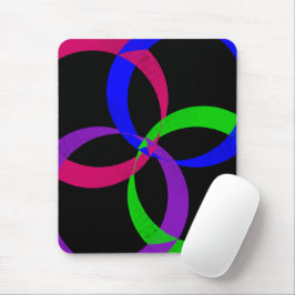 Multi Color Interchange Geometric Mouse Pad Musmatta