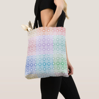 Multi-Colored Tote Tygkasse