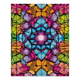 Multi D Opalescence Perfect Poster