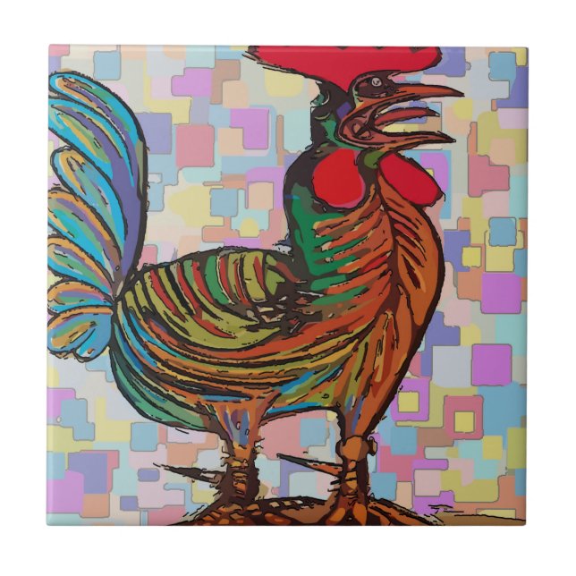 Multi Färg Dutch Delft-stilen Kakelplatta (Framsidan)