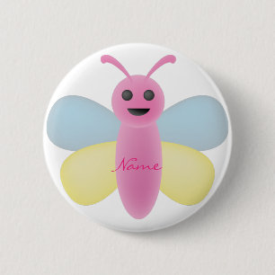Multi-färg Kawaii Bee Thunder_Cove Knapp