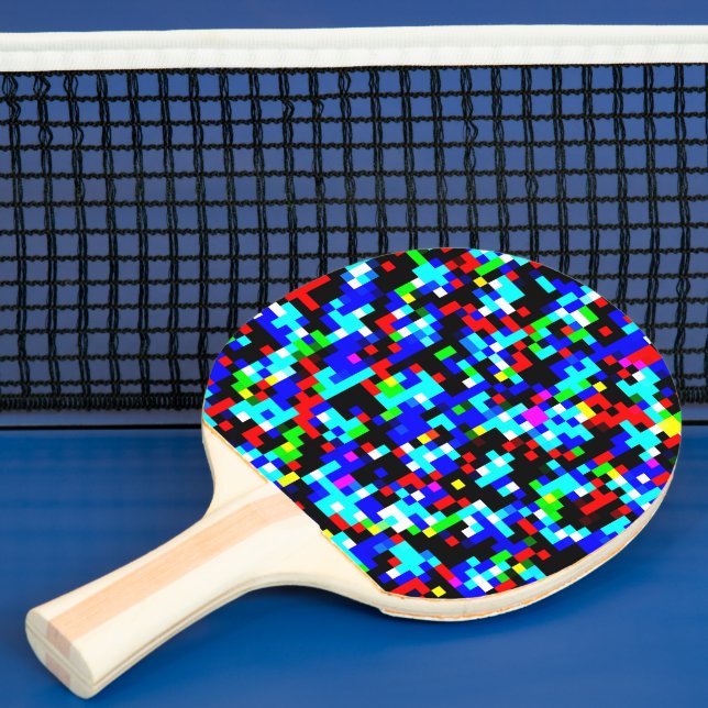 Multi-Färg Mönster Pingisracket (Insitu)