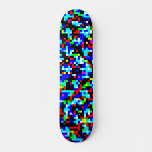 Multi-Färg Mönster Skateboard Bräda 19,5 Cm