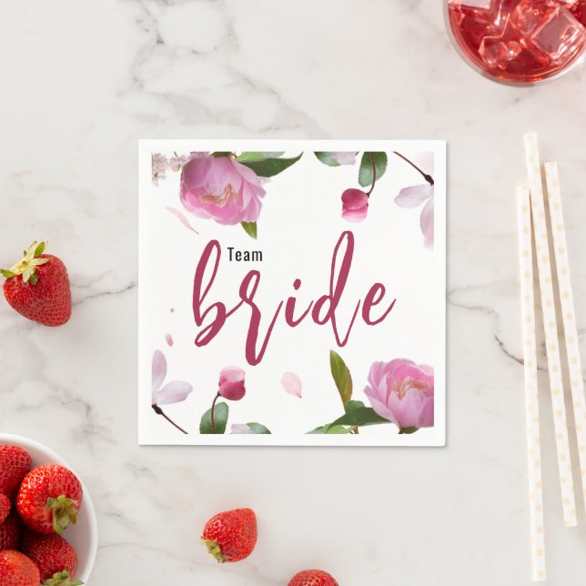 Multi Floral Bröllopsfest Pappersservett (Insitu)