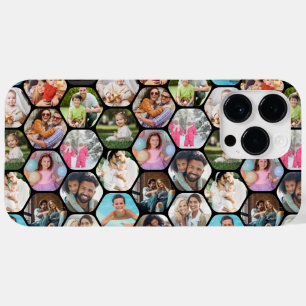 Multi Foto Collage Enkel Modern Hexagon Mönster