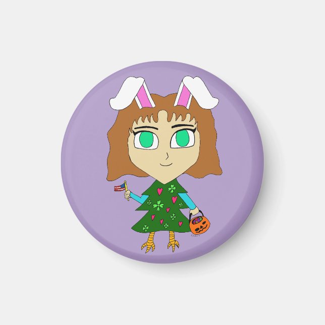 Multi Högtid Chibi Magnet (Framsidan)
