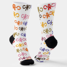 Multi-Monkey Business Socks