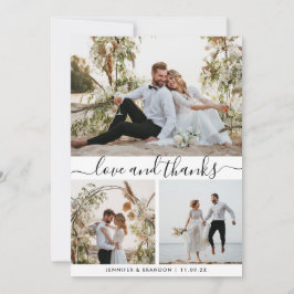 Multi Photo Elegant - tack för skriptkortet