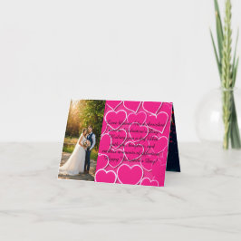 Multi Photo Valentine Day Card Tack Kort