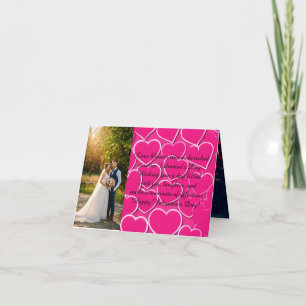 Multi Photo Valentine Day Card Tack Kort