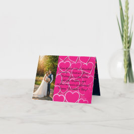 Multi Photo Valentine Day Card Tack Kort