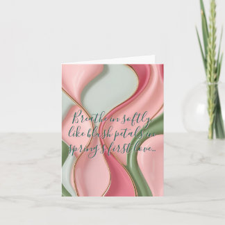 Multi purpose folded card in stylish graphic anteckningskort