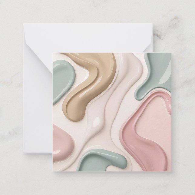 Multi purpose note card in stylish graphic anteckningskort (Framsida)