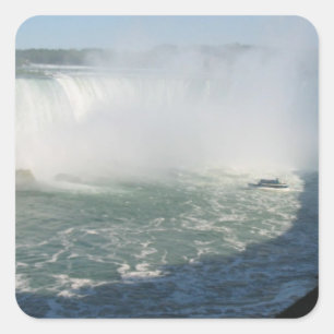 Multi-Purpose Skriva on Decorative Niagara Falls Fyrkantigt Klistermärke