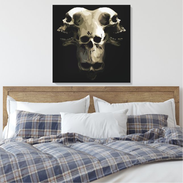 Multi-Skalle Fusion Konst Canvastryck (Insitu (sovrum))