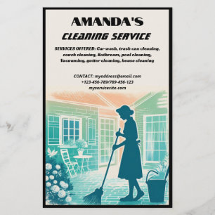 Multi Städning Service Flygblad