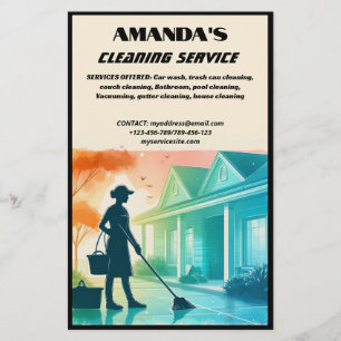 Multi Städning Service Flygblad