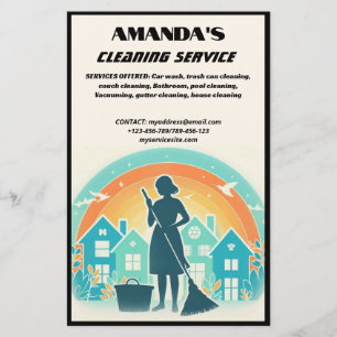 Multi Städning Service Flygblad