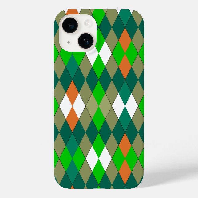 Multicolor geometric pattern rhombuses minimalism (Baksida)