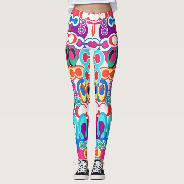 Multicolor leggings innovative designer-inspired  (Framsida)