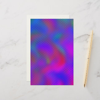 Multicolor Madness Stationary Brevpapper