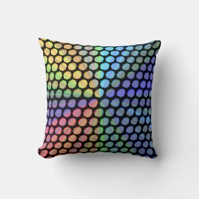 Multicolor Prism Effekt Kudde (Framsida)