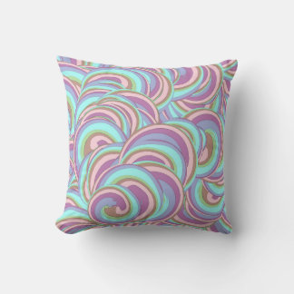 Multicolor Swirls Pattern Kudde