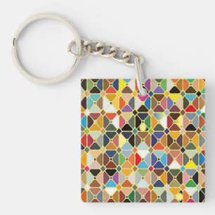 Multicolore-geometriskt mönster med oktonformer
