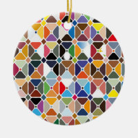 Multicolore-geometriskt mönster med oktonformer