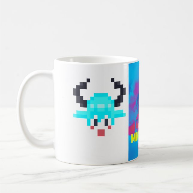 multicolored bull kaffemugg (Vänster)