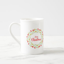 Multicolored Christmas Wreath Benporslin Mugg