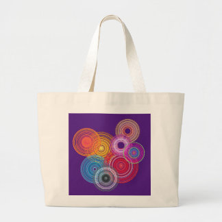 Multicolored circles jumbo tygkasse