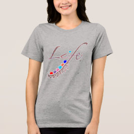 Multicolored Life is a Roller Coaster T Shirt