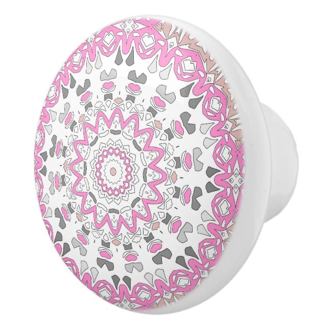 Multicolored ornament mandala kaleidoscope  knopp (Höger)