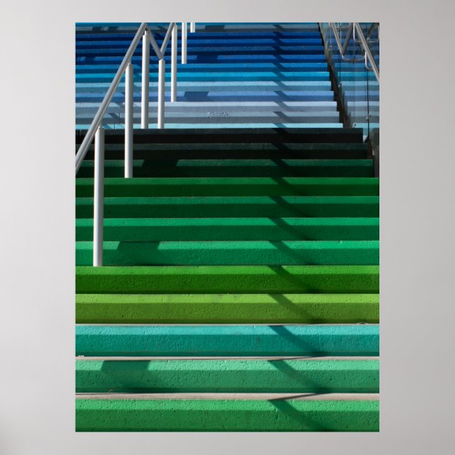 Multicolored stairs poster (Framsidan)