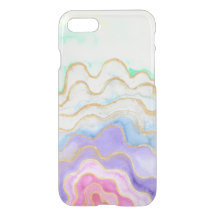 Multicolour akvarell Geode