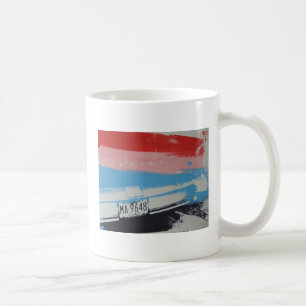 Multicolour stänkskärm kaffemugg