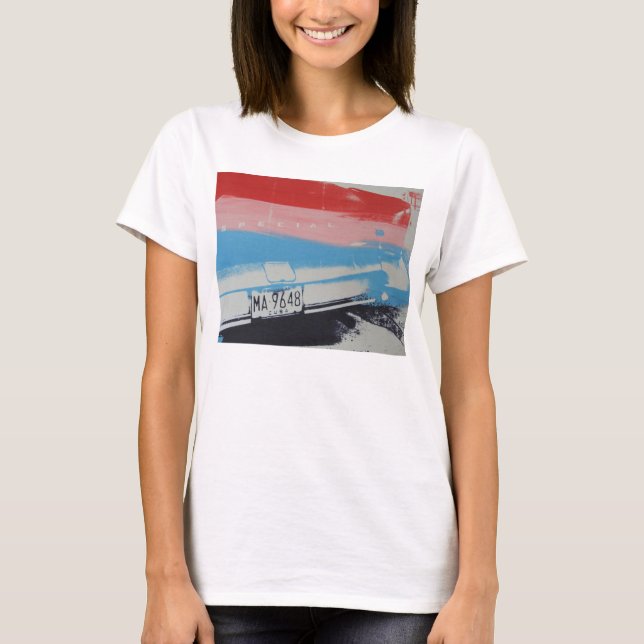 Multicolour stänkskärm tee shirt (Framsida)