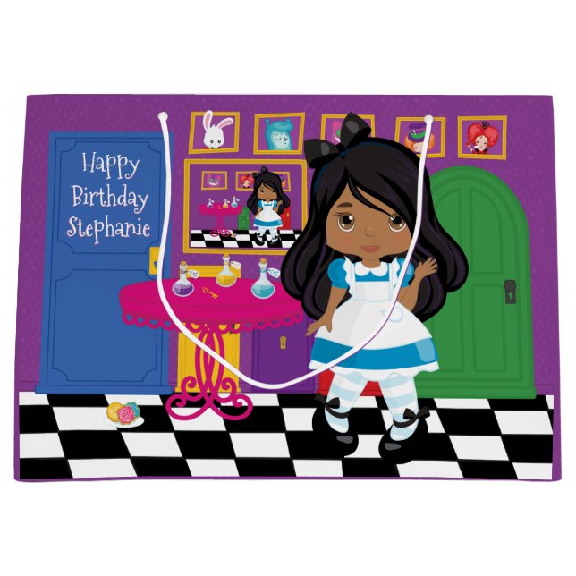 Multicultural Alice - Drink Me Large Gift Bag (Framsidan)