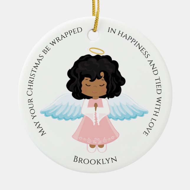 Multicultural Angel Ceramic Ornament (Framsidan)