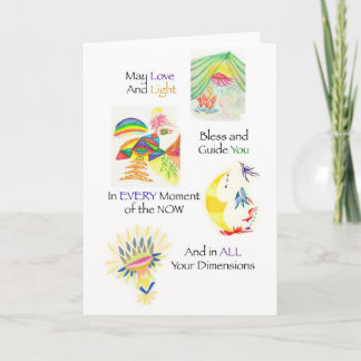 Multidimensional välsignelsekort kort