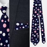 Multifärgad Abstrakt Dots Mönster Slips<br><div class="desc">Multifärgad Abstrakt Dockar Mönster nacke slips.</div>