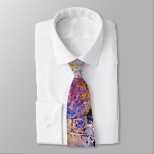 Multifärgad Abstrakt Holi Platter Painting Slips