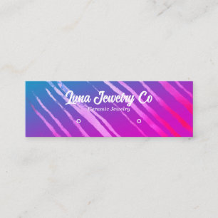 Multifärgad Affärskortet Rand Juelry Mini Visitkort