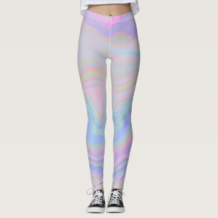 Multifärgad Agate Lagrar Leggings