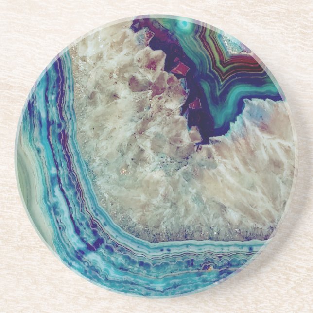 Multifärgad agate underlägg (Framsidan)