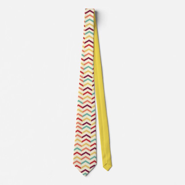 Multifärgad Chevron Mönster Slips (Framsida)