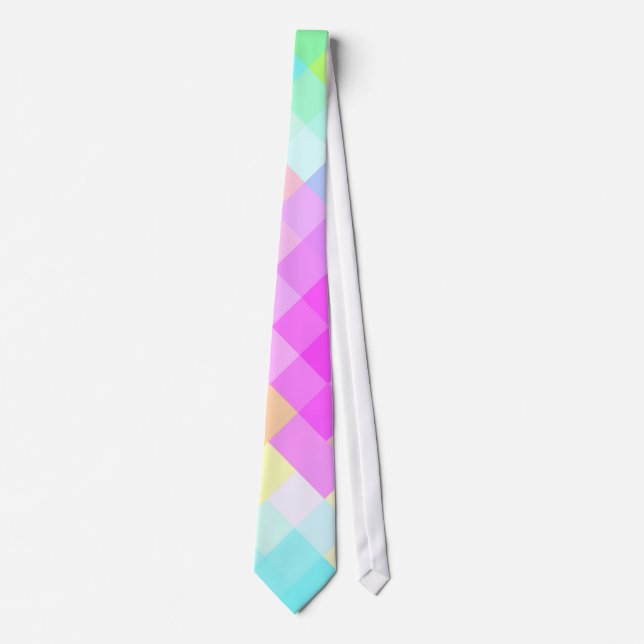 Multifärgad Diamond Seamless Mönster Slips (Framsida)