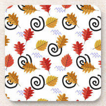 Multifärgad Fall Geographic Lövs